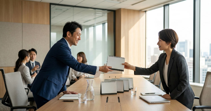 企業ノベルティとして配布される卓上カレンダー