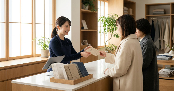 店舗や企業で活用されるはがきサイズカレンダー